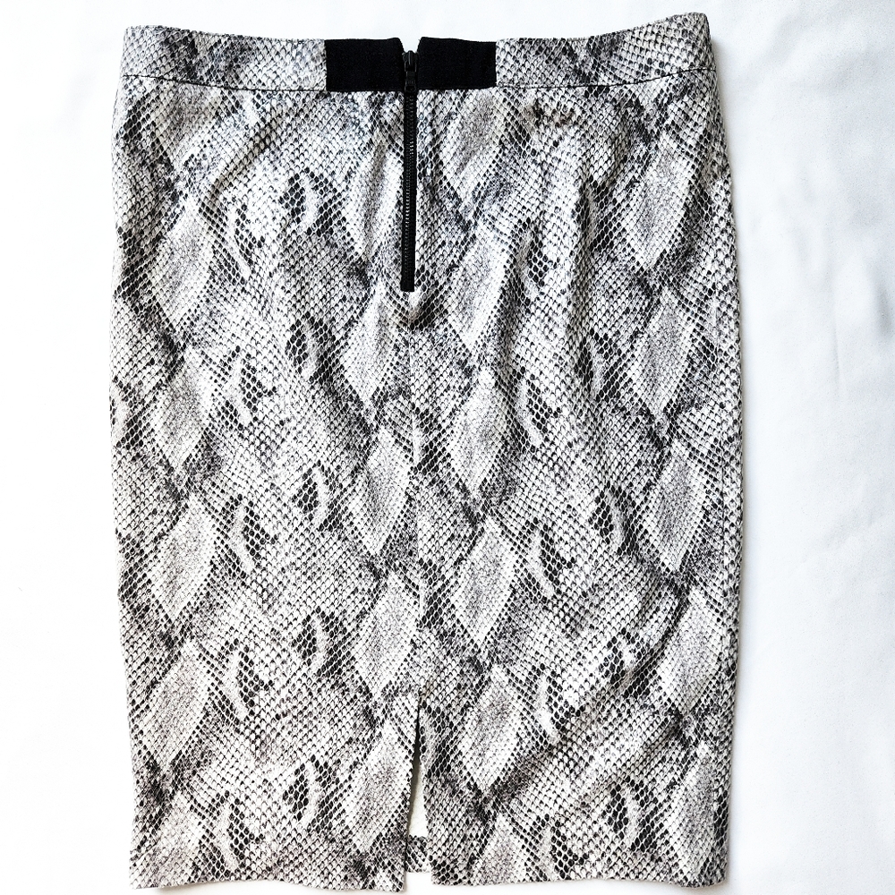 Alice + Olivia Python Snake Print Pencil Skirt - image 2